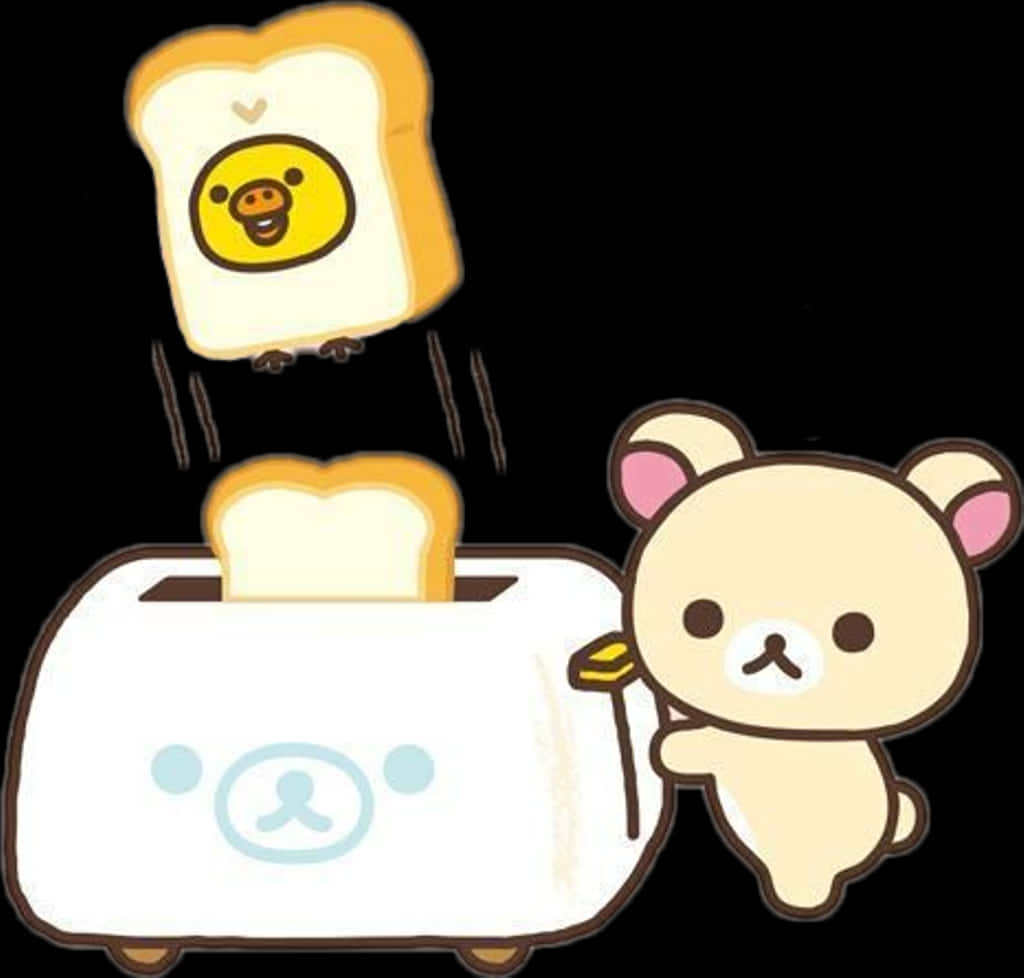 Rilakkuma Toasterand Toast