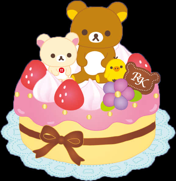 Rilakkumaand Friends Cake Celebration