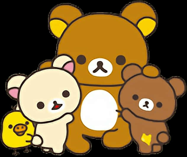 Rilakkumaand Friends Cartoon