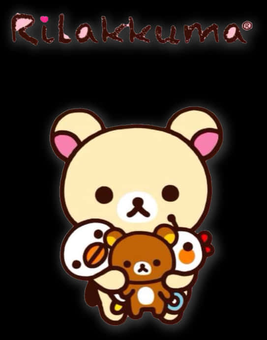 Rilakkumaand Friends Cute Illustration