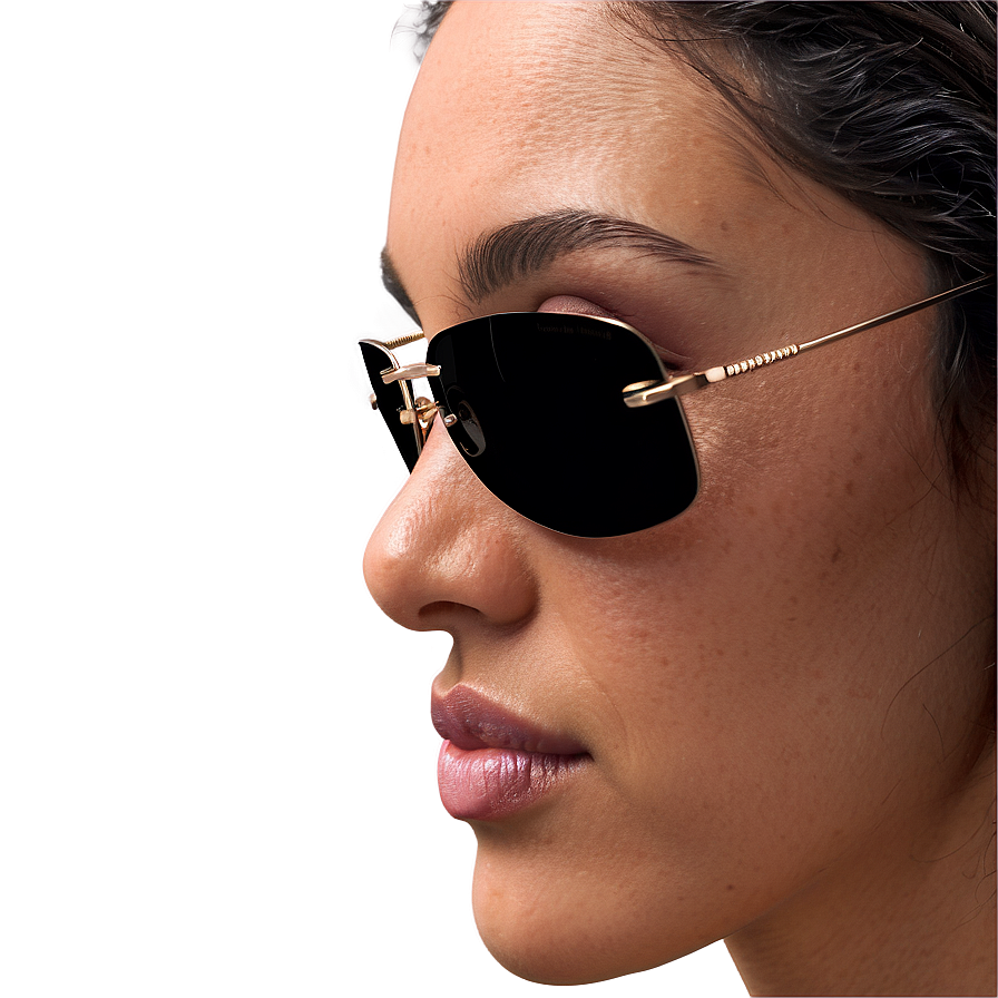 Rimless Sunglasses Lightweight Png Kyy86