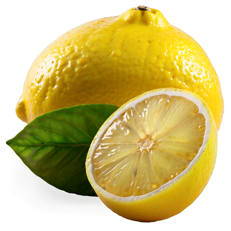 Ripe Lemon Wedge Png 06242024