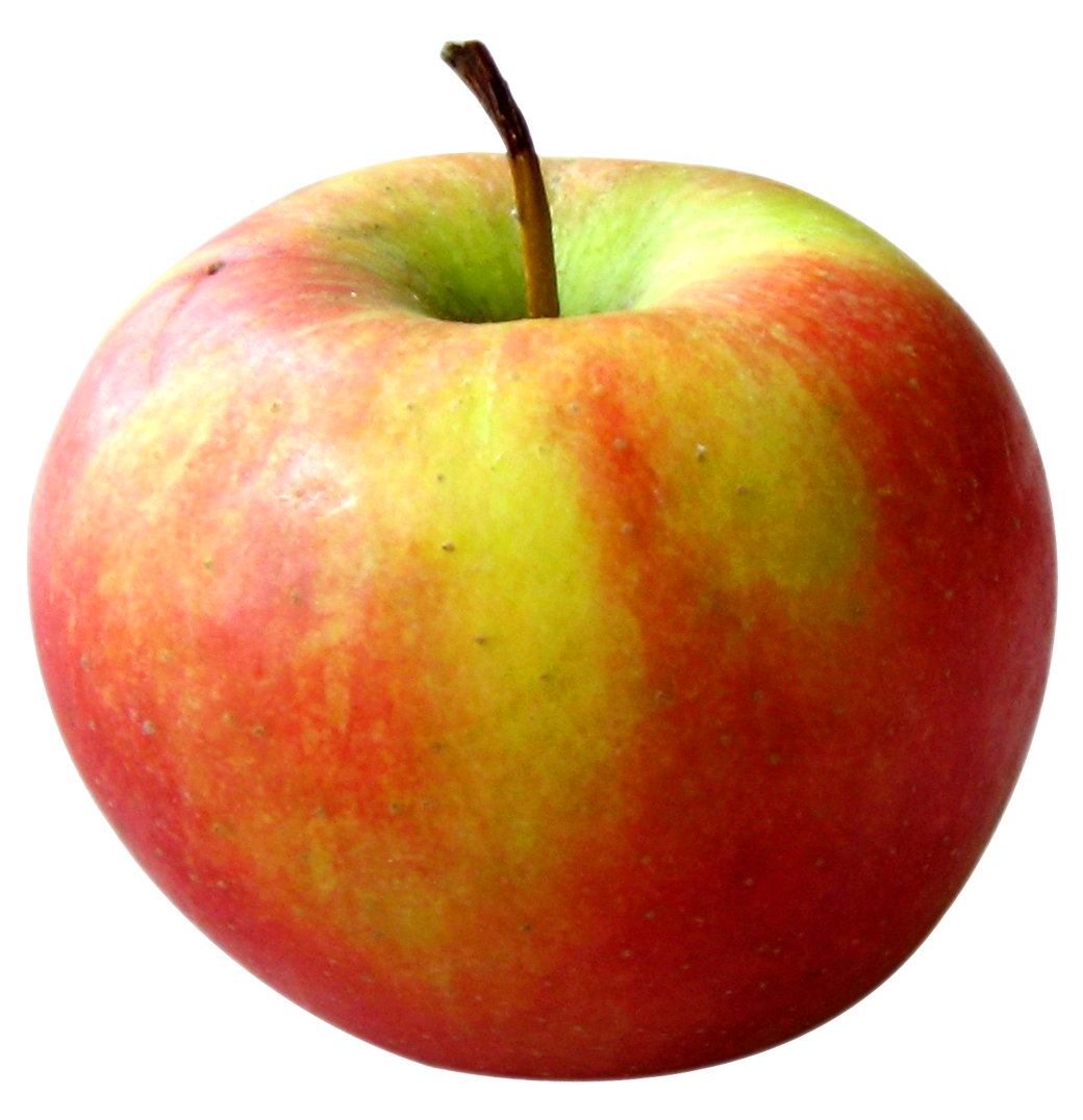 Ripe Red Apple Isolated