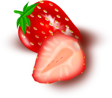 Ripe Strawberry Illustration