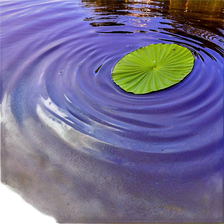 Ripple In Serene Pond Png Vqr48