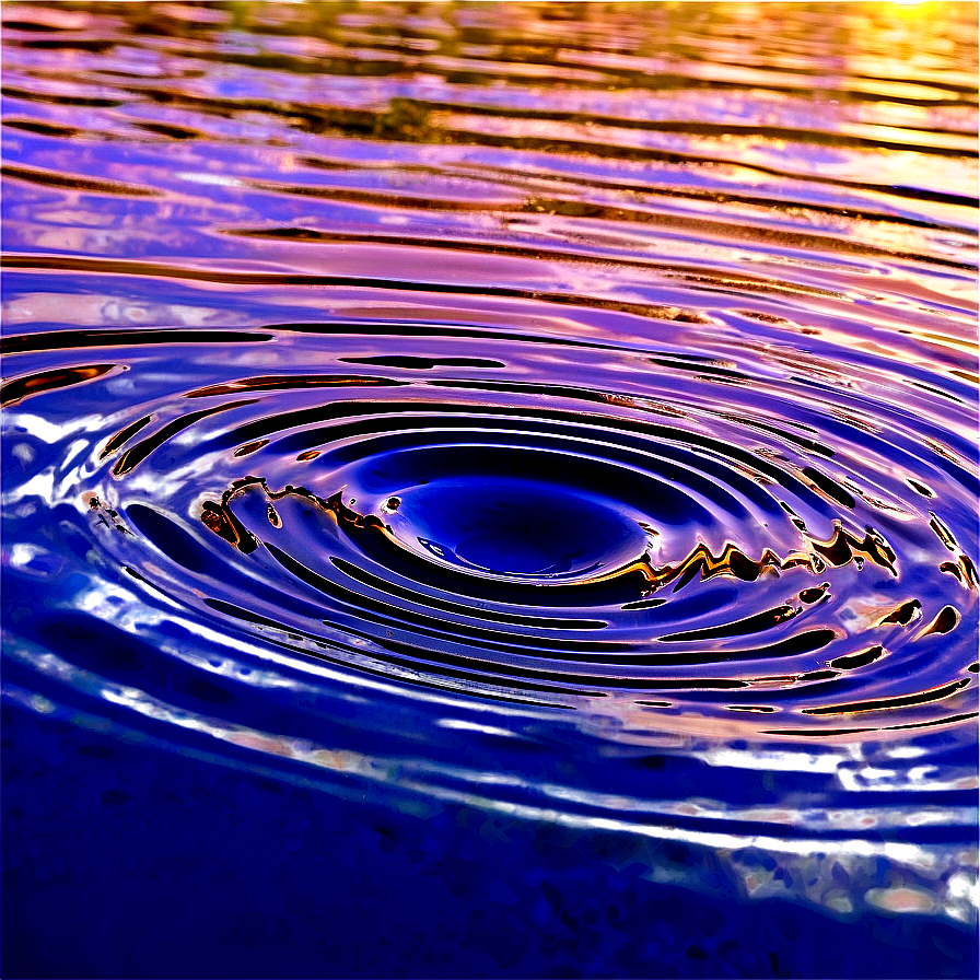 Ripple On Vibrant Water Png 06252024