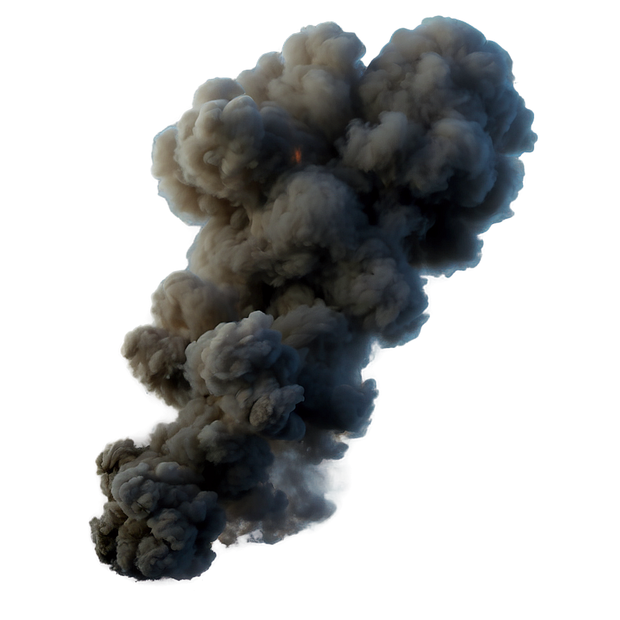 Rising Black Smoke Png 95