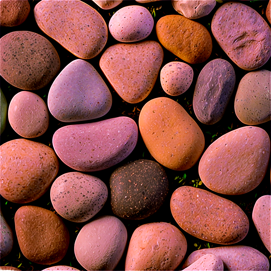 River Rock Landscape Edging Png 06292024