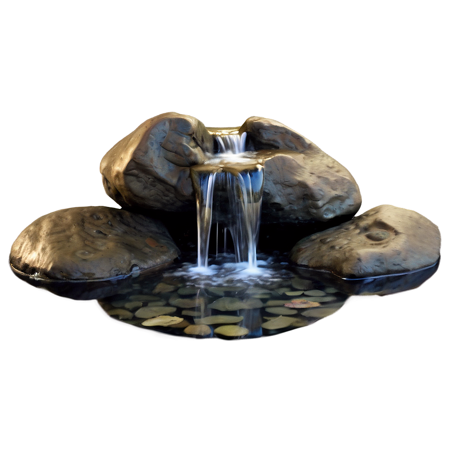 River Rock Water Feature Png Dya43