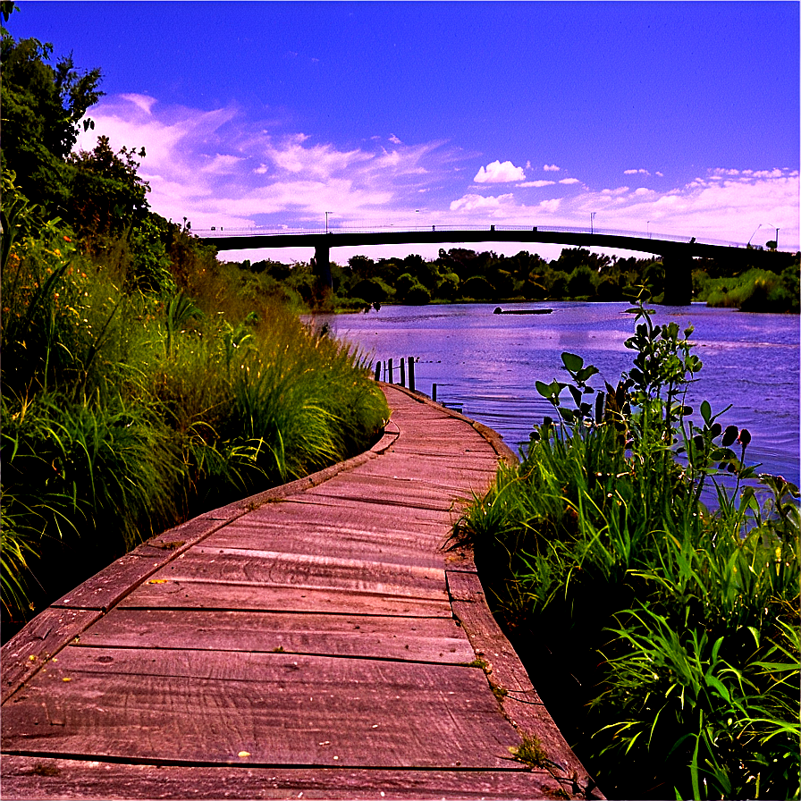 Riverside Walking Path Png Usp