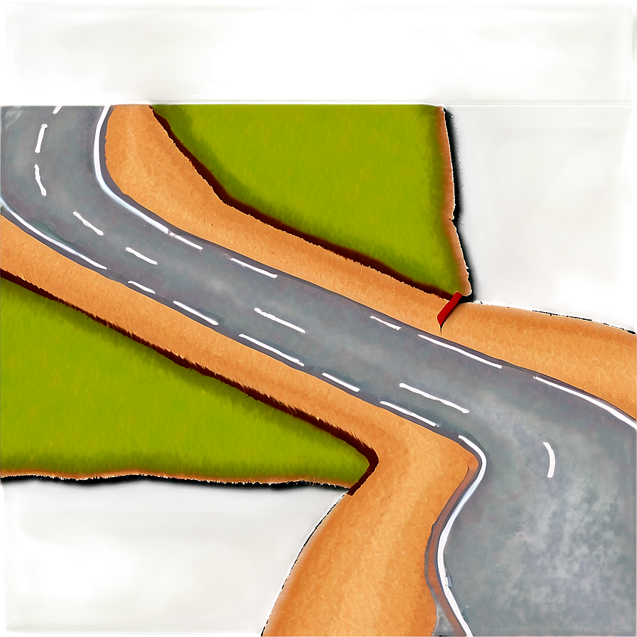 Road Map Drawing Png 06262024