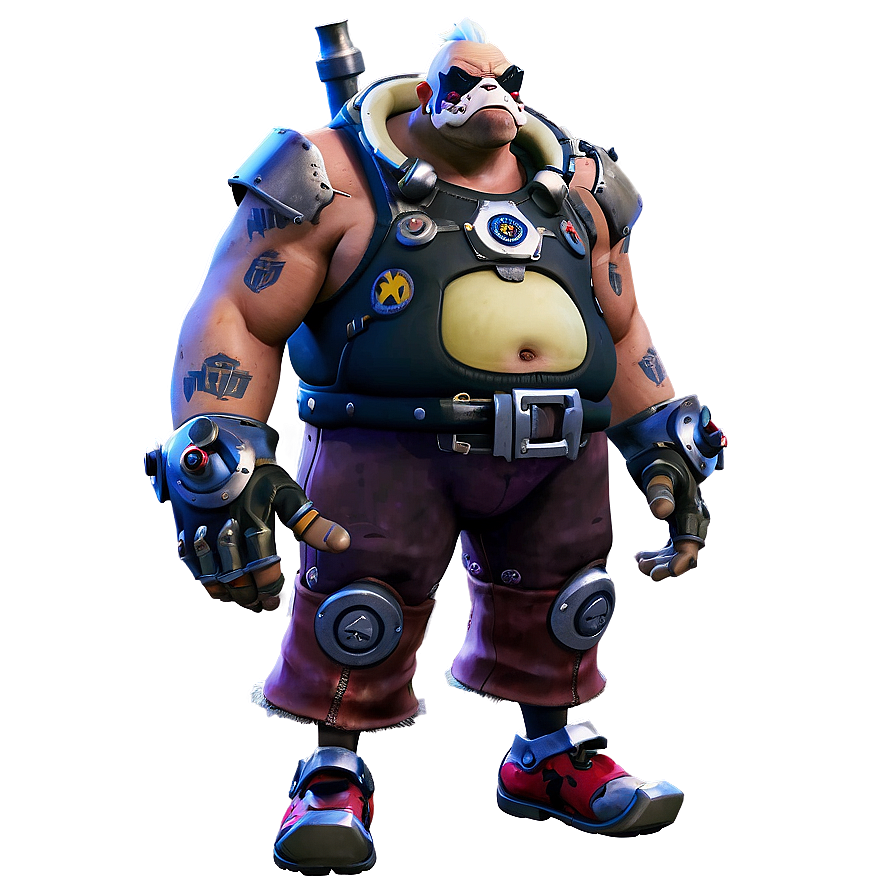 Roadhog Overwatch 2 Model Png Src42