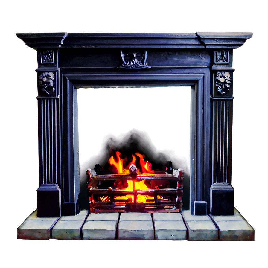 Roaring Fireplace Png A