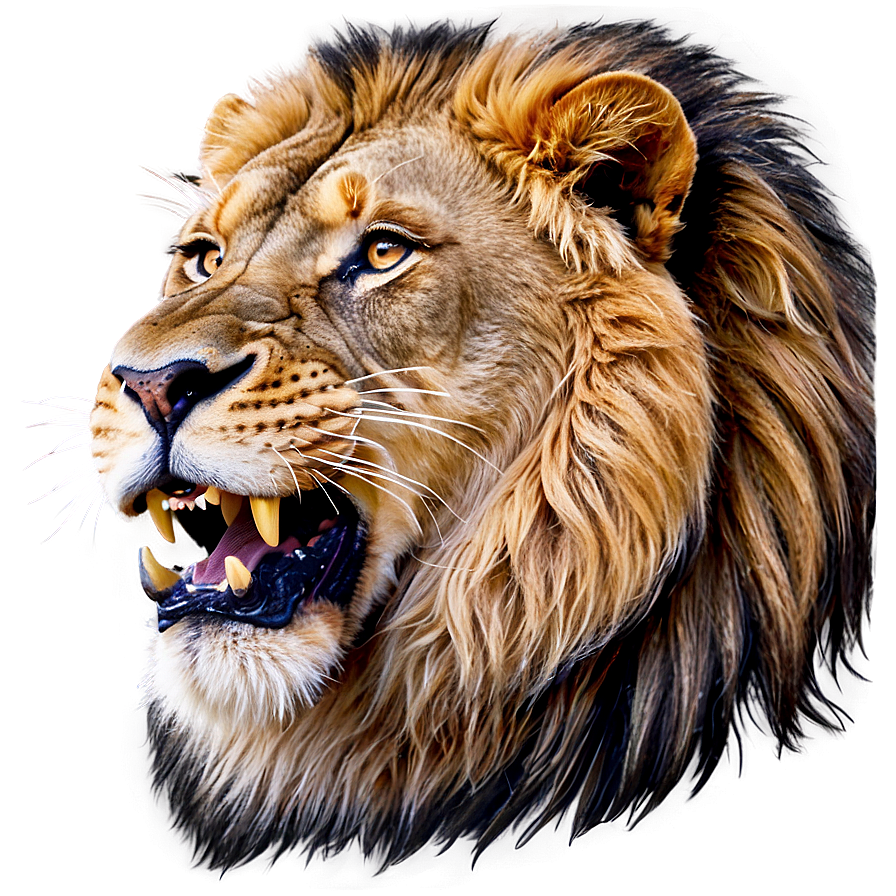 Roaring Lion Portrait Png 05032024