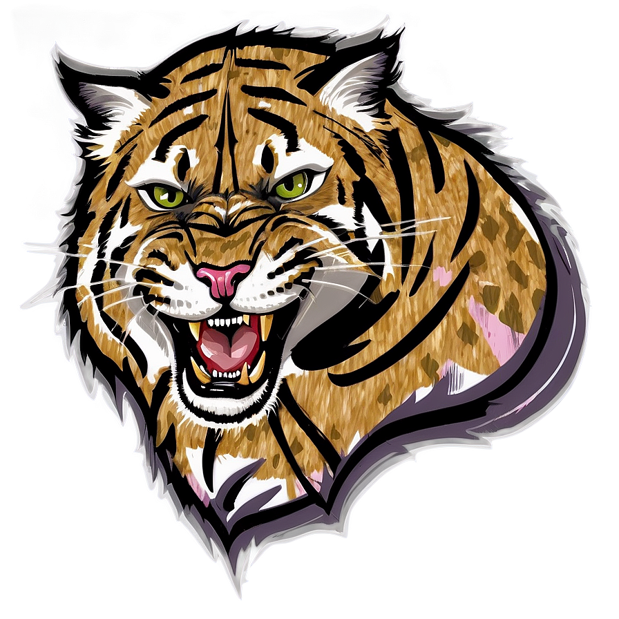 Roaring Wildcat Graphic Png Xdn