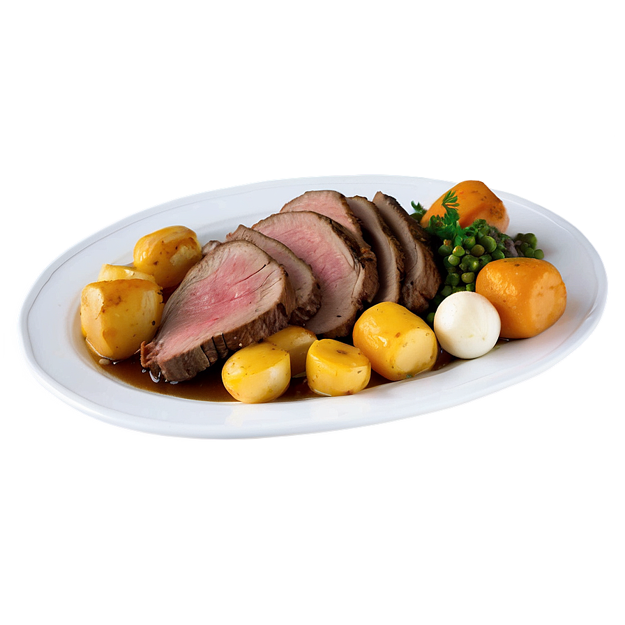 Roast Beef Dinner Png 06262024