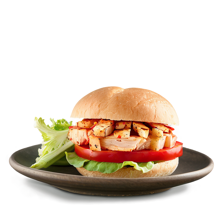 Roasted Red Pepper Chicken Sandwich Png 06132024