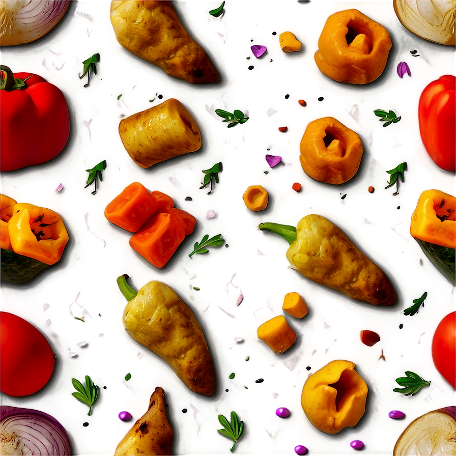 Roasted Vegetable Medley Png Wao56