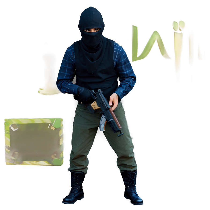 Robber Holding Loot Png Xkv44