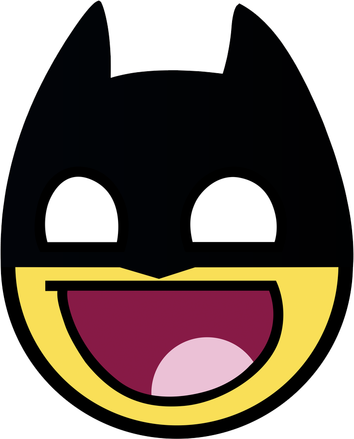 Roblox Batman Smiley Face Graphic