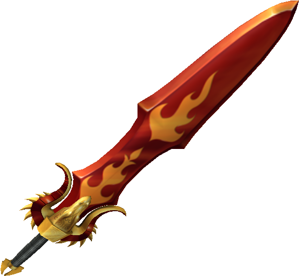 Roblox_ Flaming_ Sword_ Item