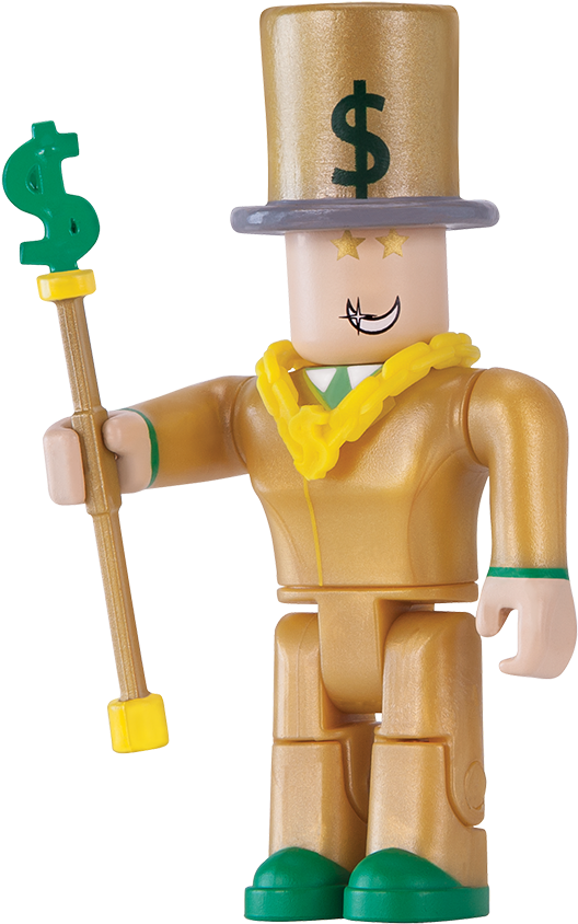 Roblox Golden Figurewith Money Top Hat