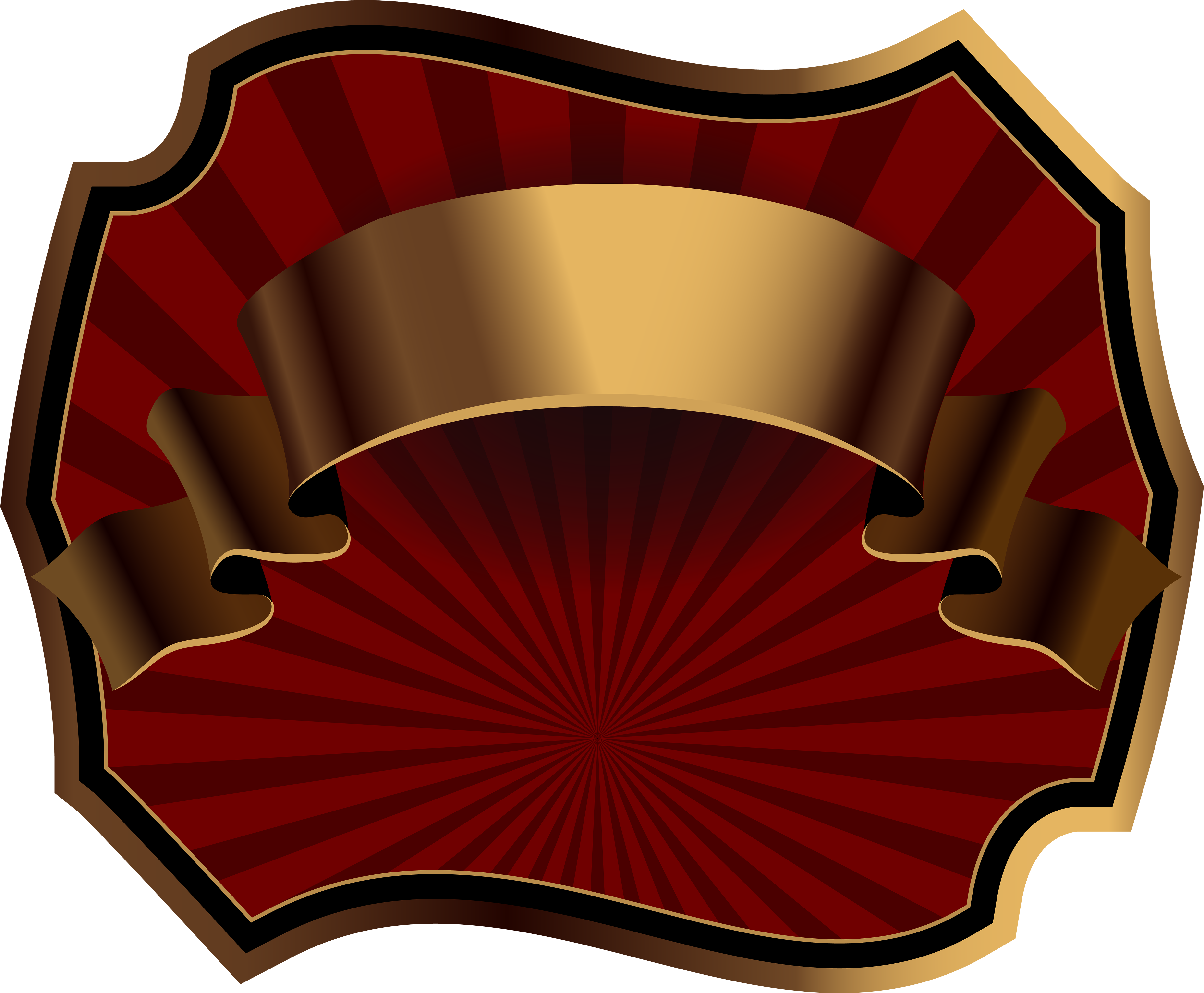 Roblox Golden Red Badge Design