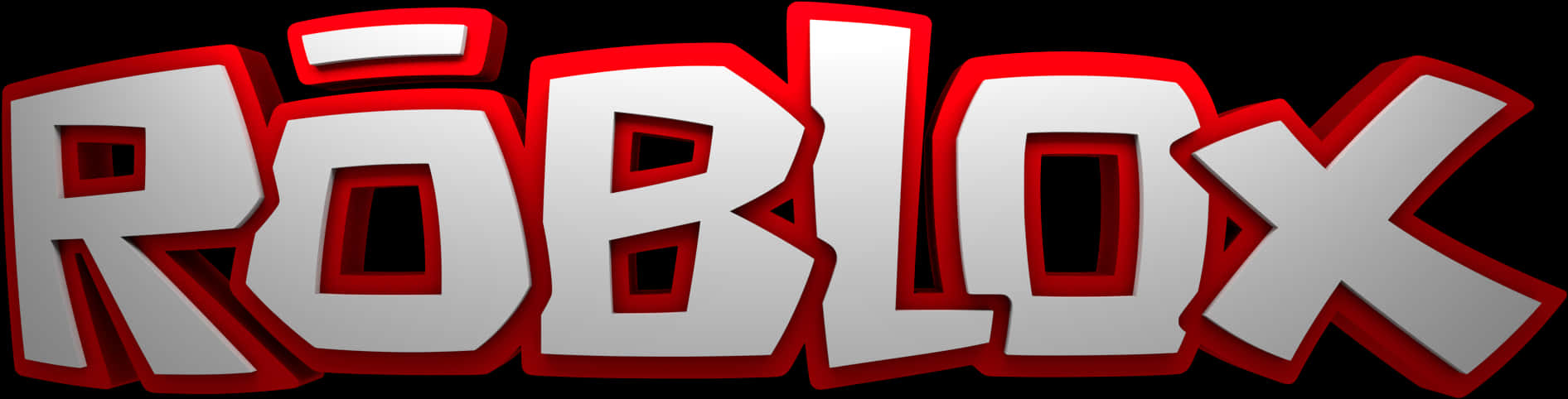 Roblox Logo Redand White