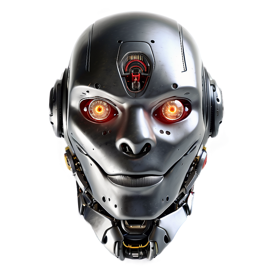 Robot Head Design Png 05242024