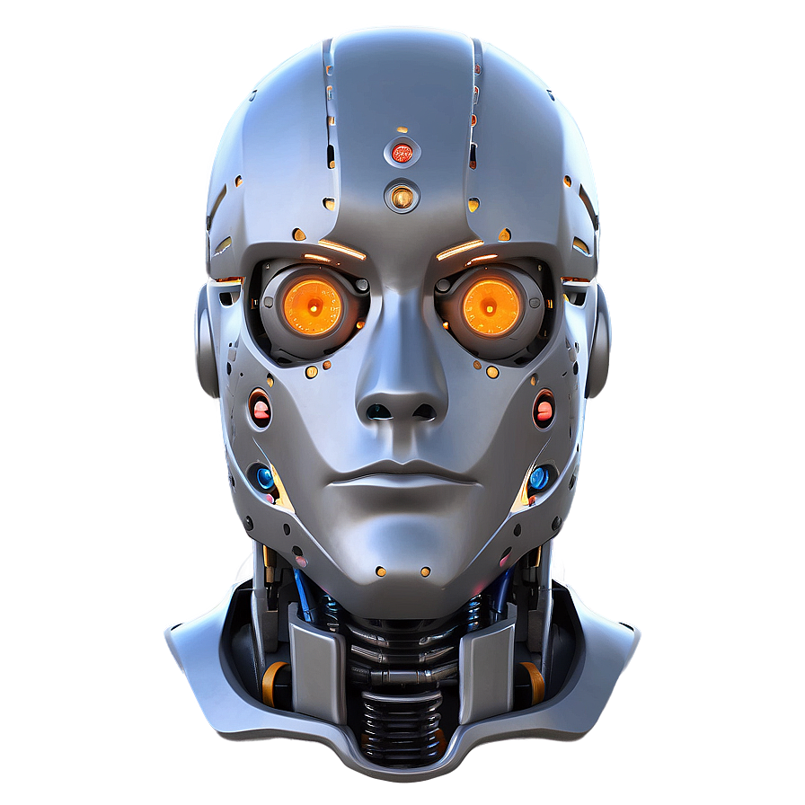 Robot Head Design Png Hpp91