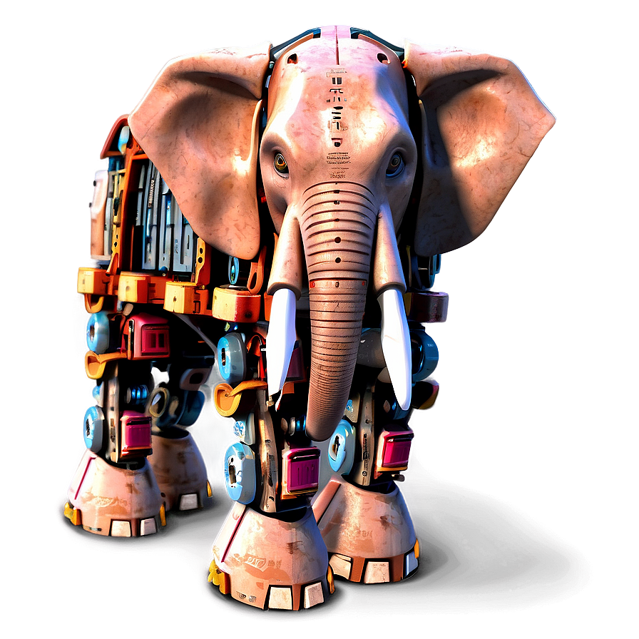 Robotic Elephant Concept Png 05032024