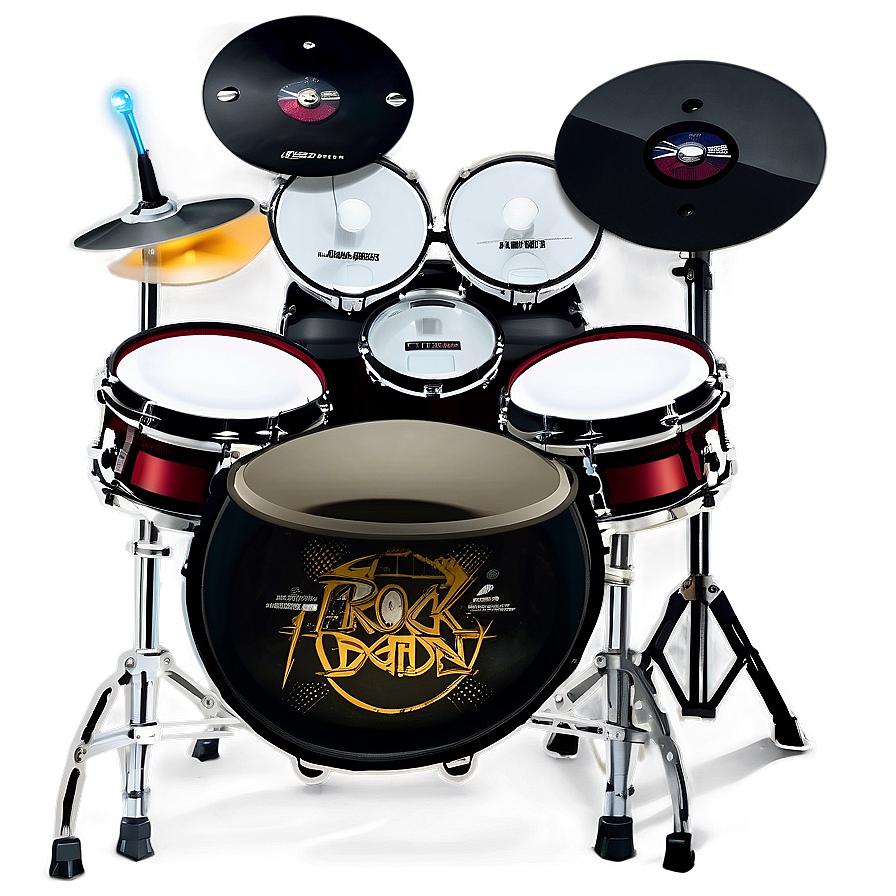 Rock Band Drum Kit Png Kwh