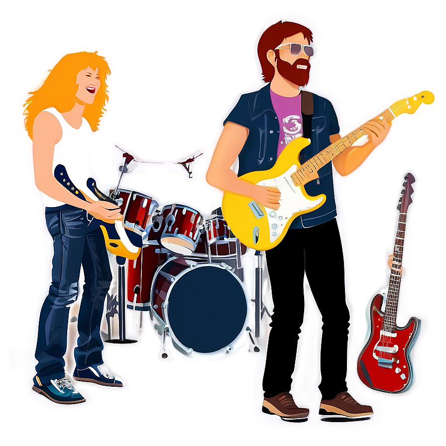 Rock Band Music Clipart Png Tmb54