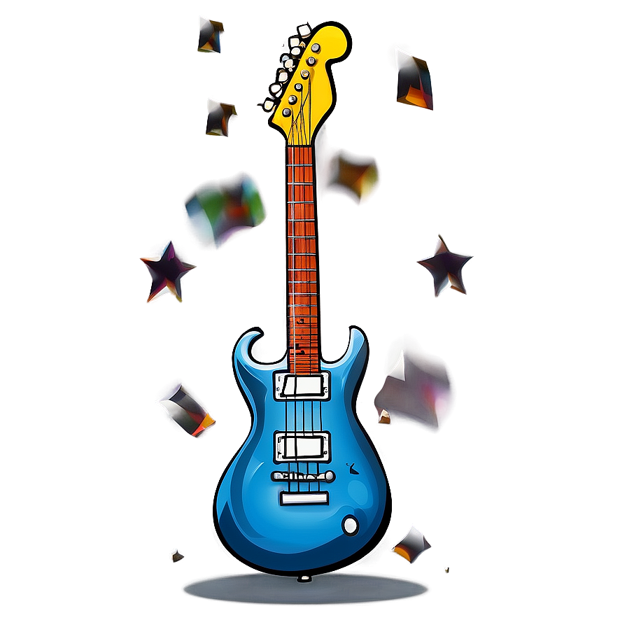 Rock Guitar Png 05032024