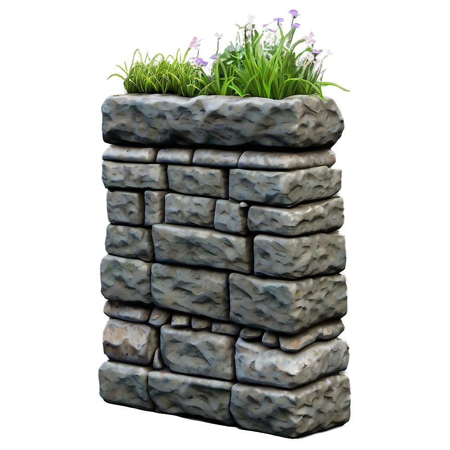 Rock Wall Garden Png Oud