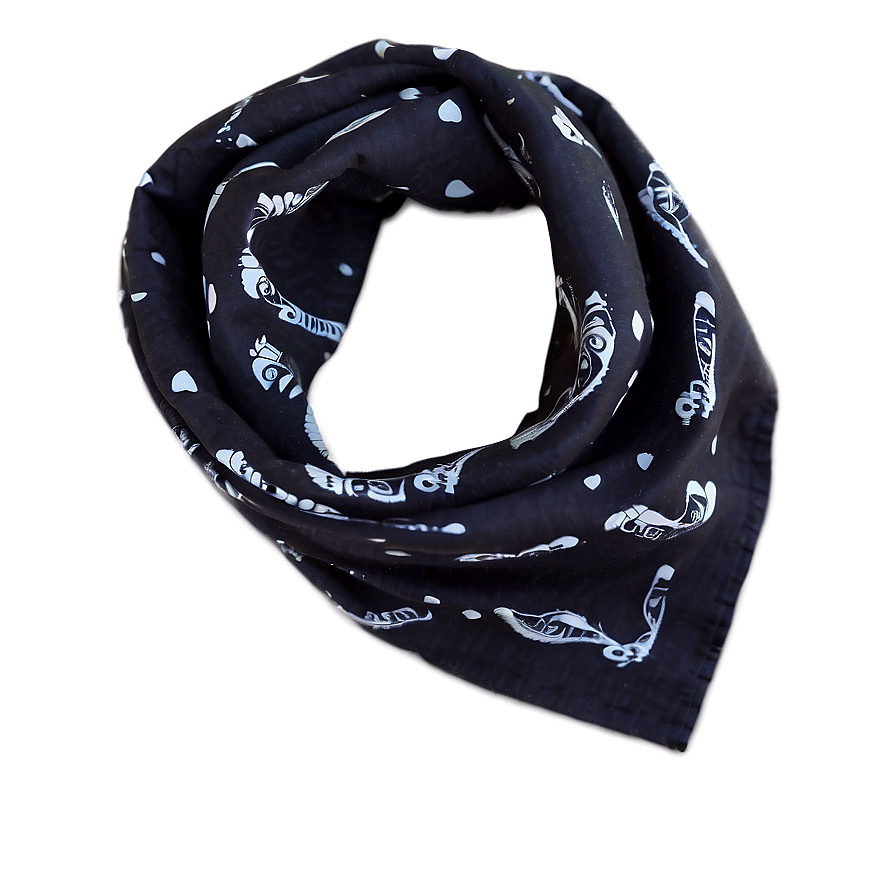 Rocker Black Bandana Png 28