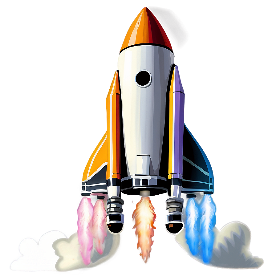 Rocket In Space Png 04292024