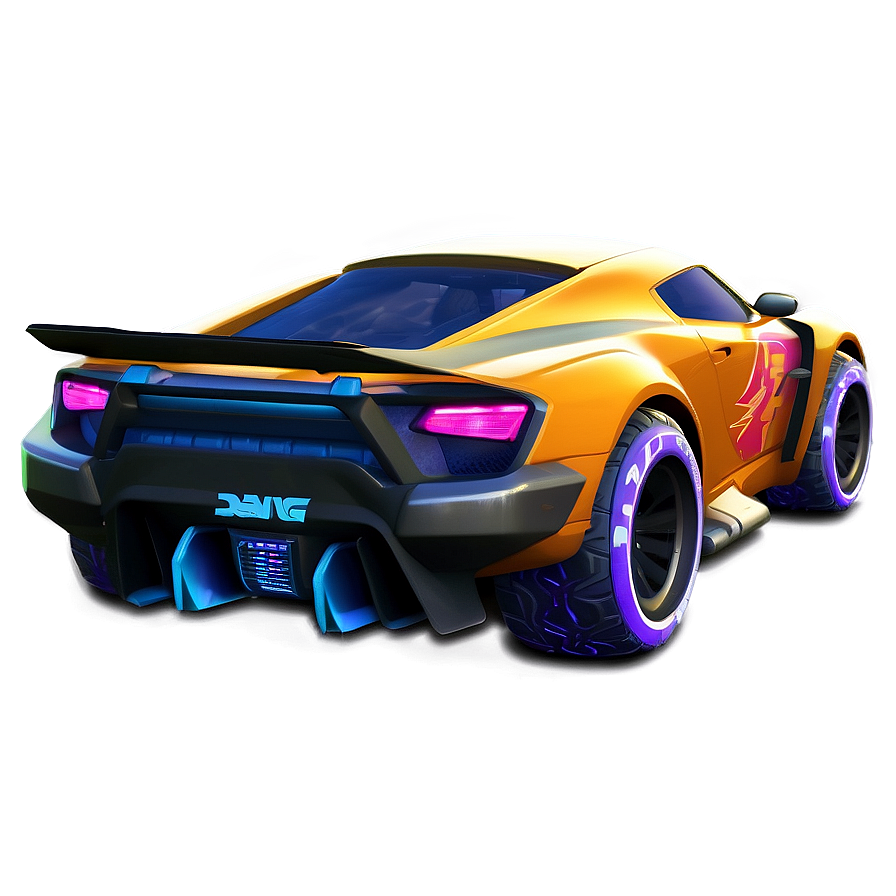 Rocket League Car Back View Png Yom