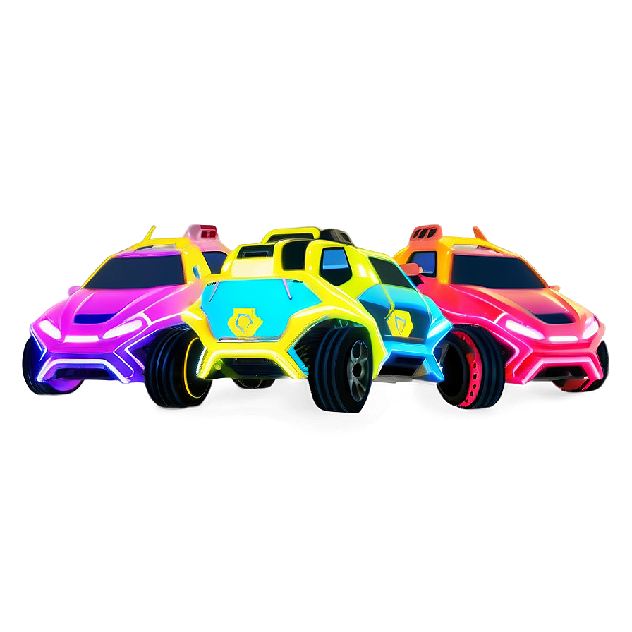 Rocket League Octane Neon Glow Png 69