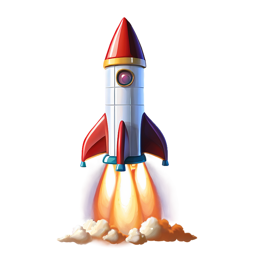 Rocket On Moon Png 04292024