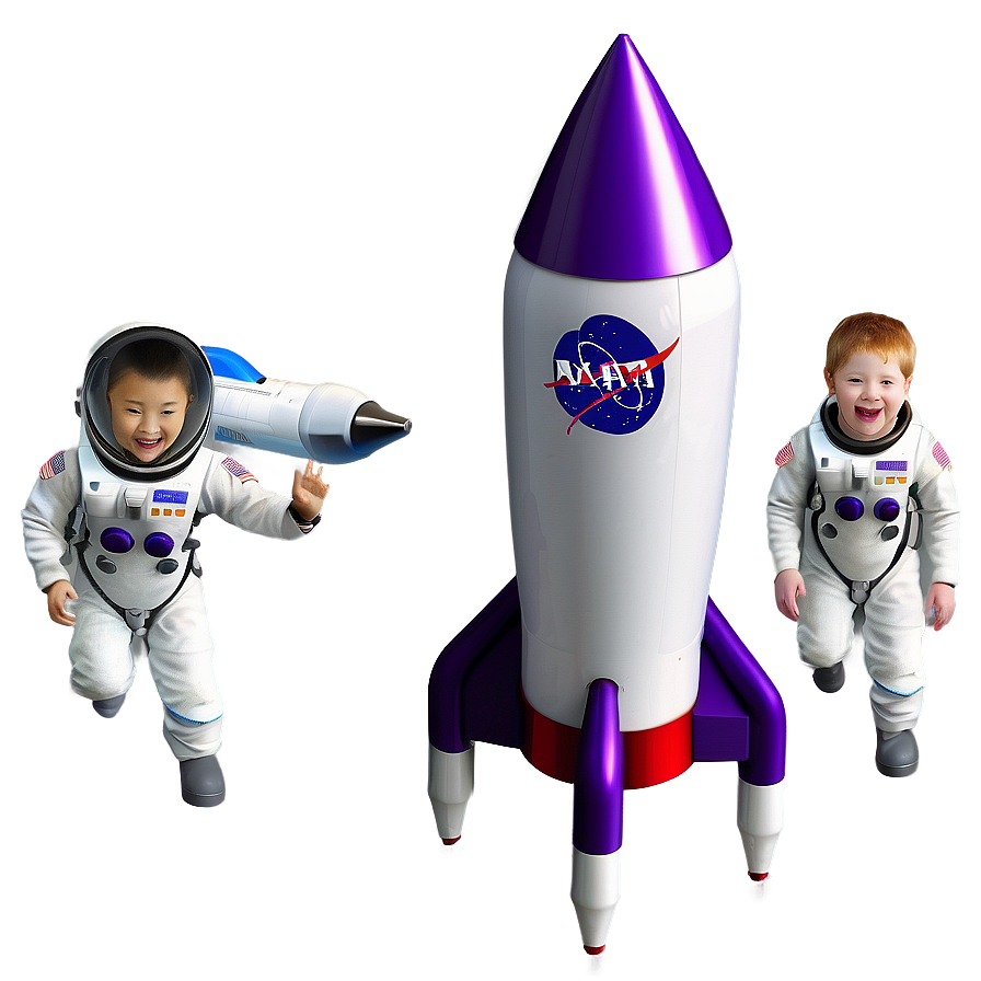 Rocketship With Astronauts Png 06132024