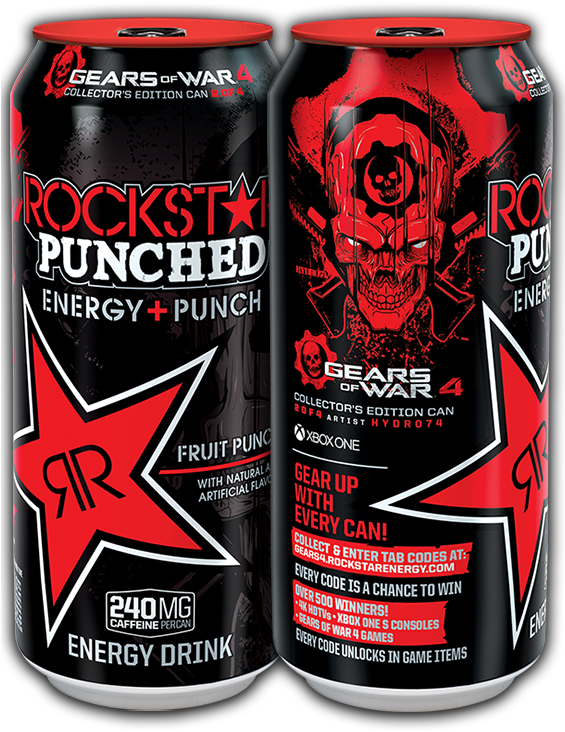 Rockstar Energy Gearsof War Edition Cans