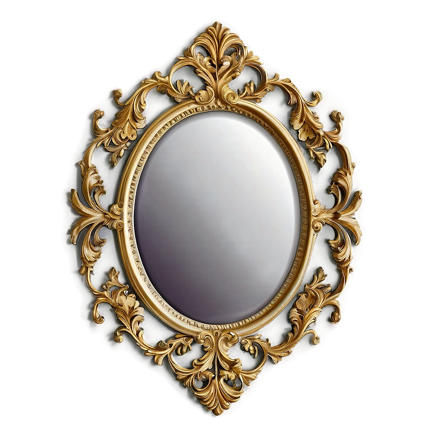 Rococo Frame Art Png Wvs