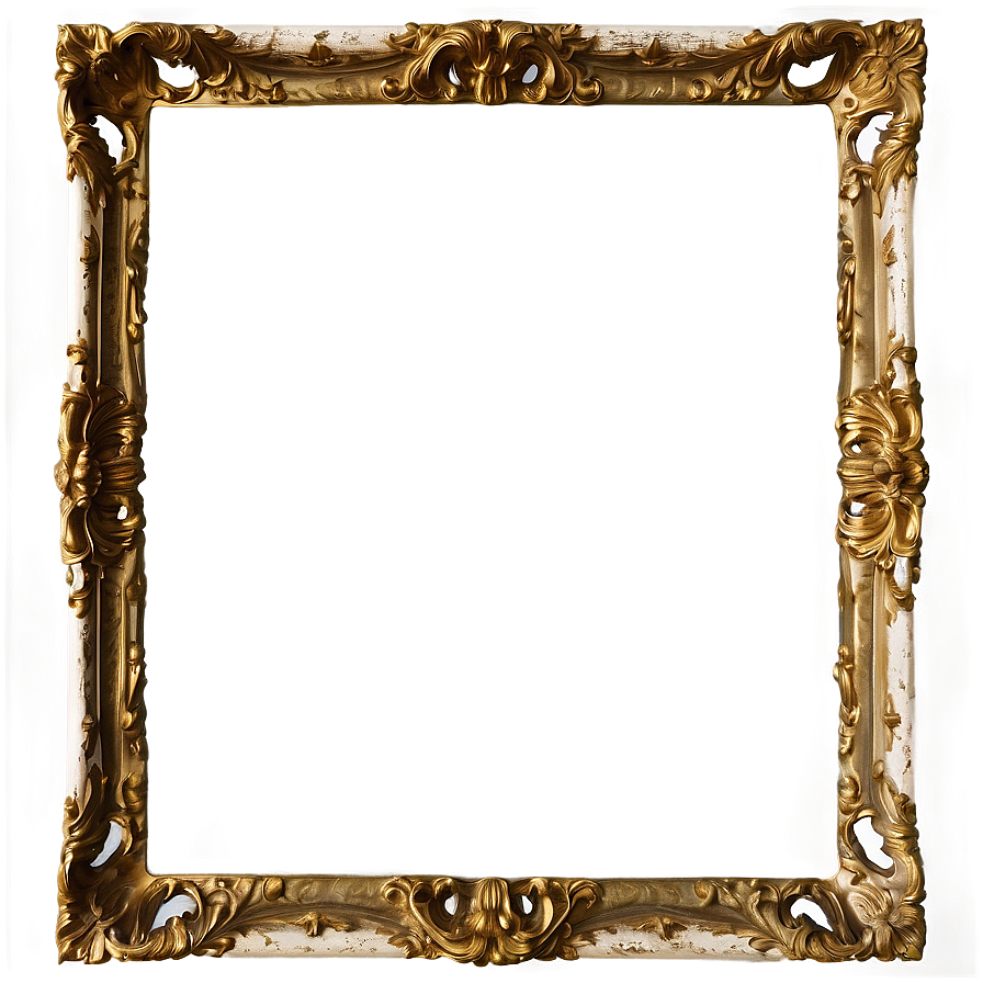 Rococo Mirror Frame Png 06212024