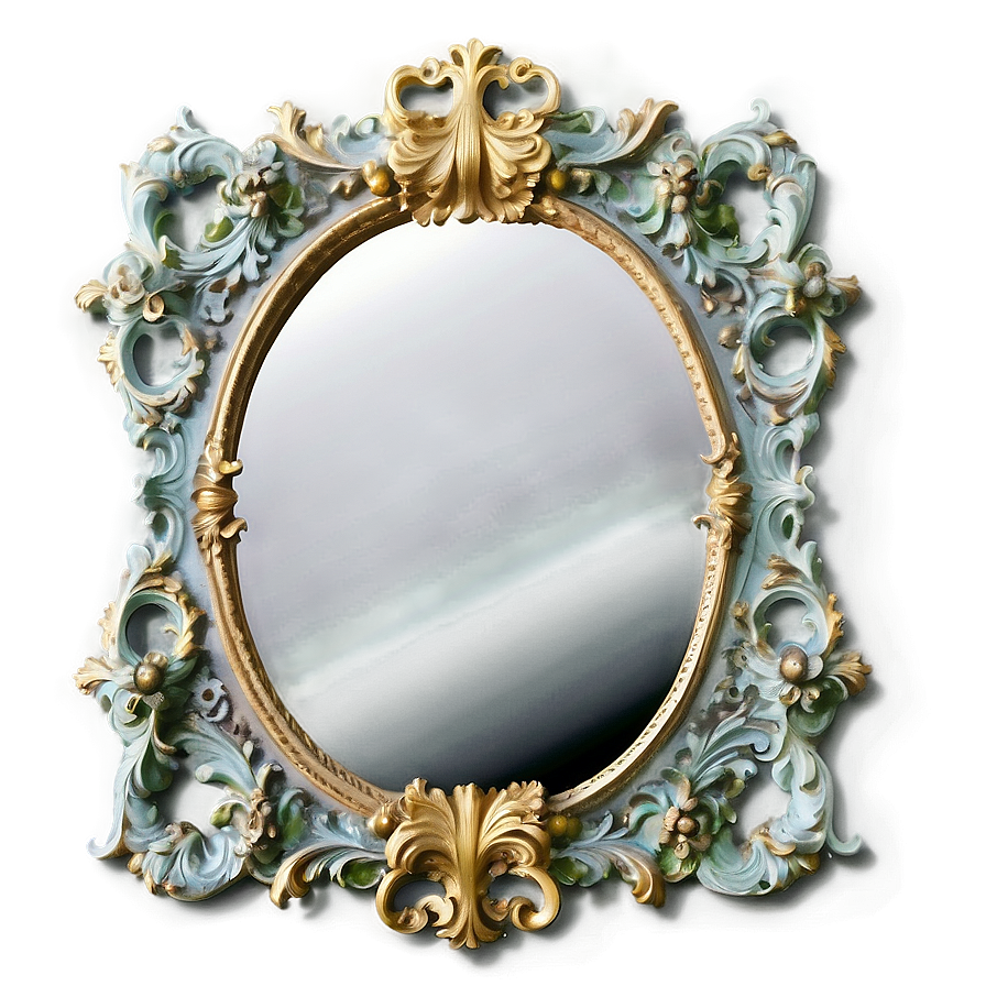 Rococo Mirror Frame Png 45