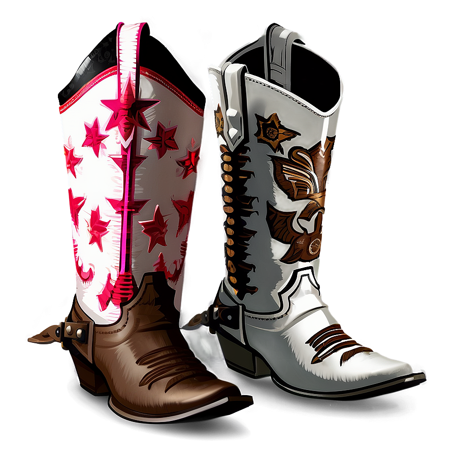 Rodeo Spurs Illustration Png 06252024