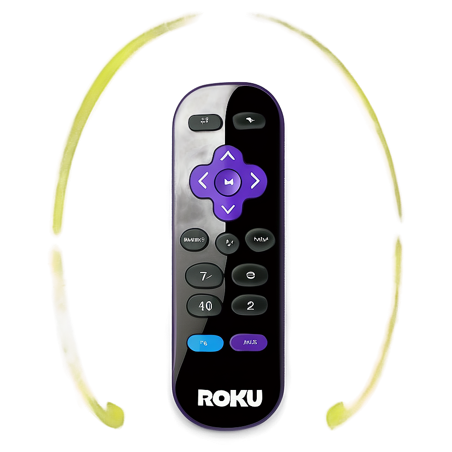 Roku Remote With Hulu Button Png Jhy