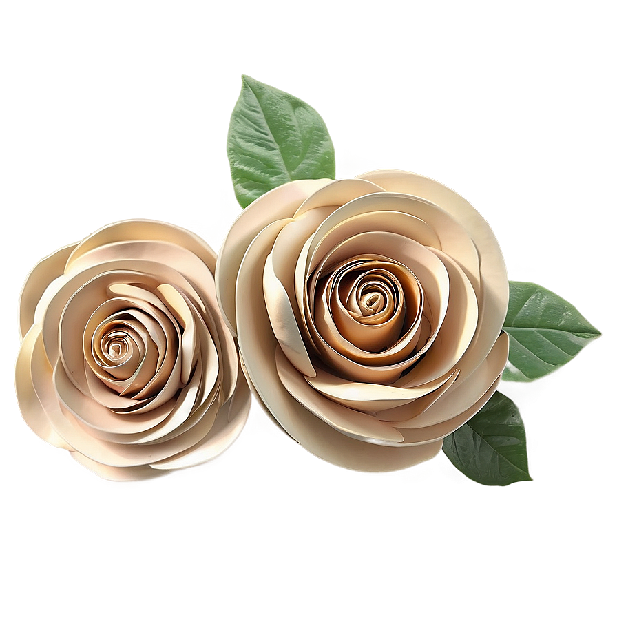 Rolled Flower Wedding Decor Png Cae