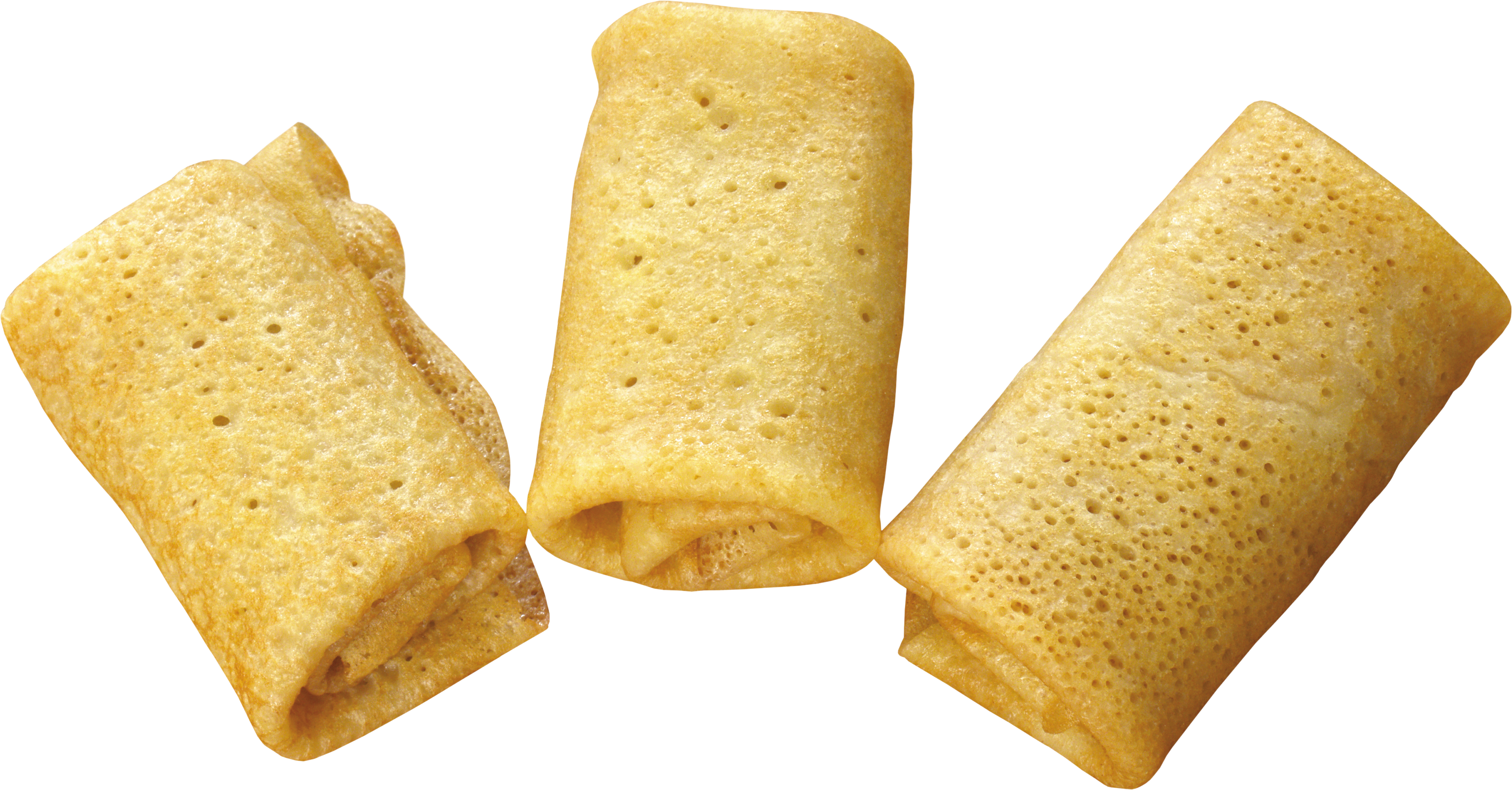 Rolled Pancakes Isolated Background.png