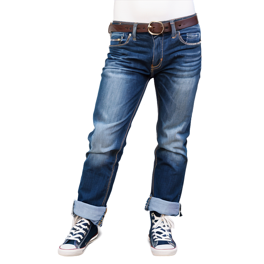 Rolled Up Jean Png Stp